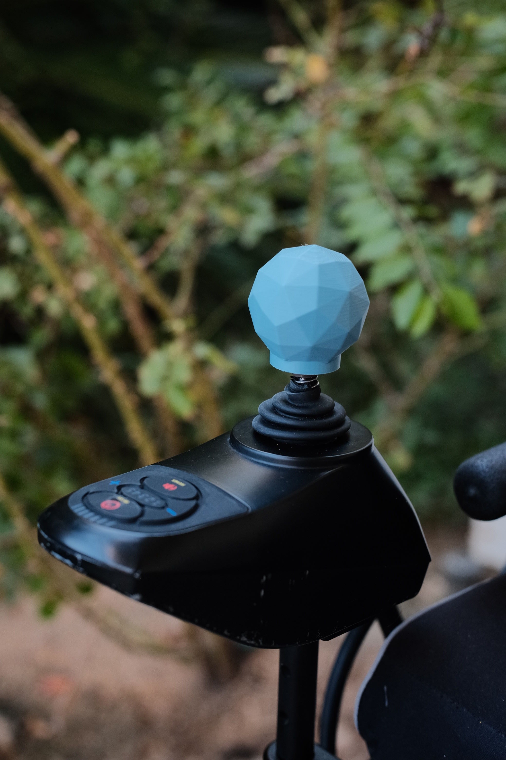 Geometric Sphere Joystick Topper for Power Wheelchair
