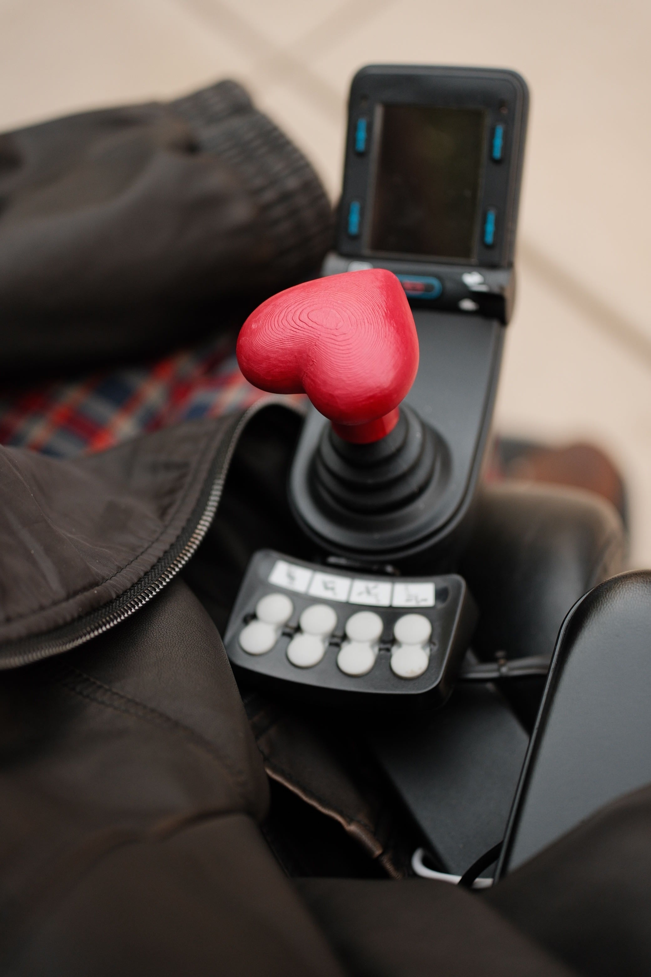 Heart Joystick Topper for Power Wheelchair