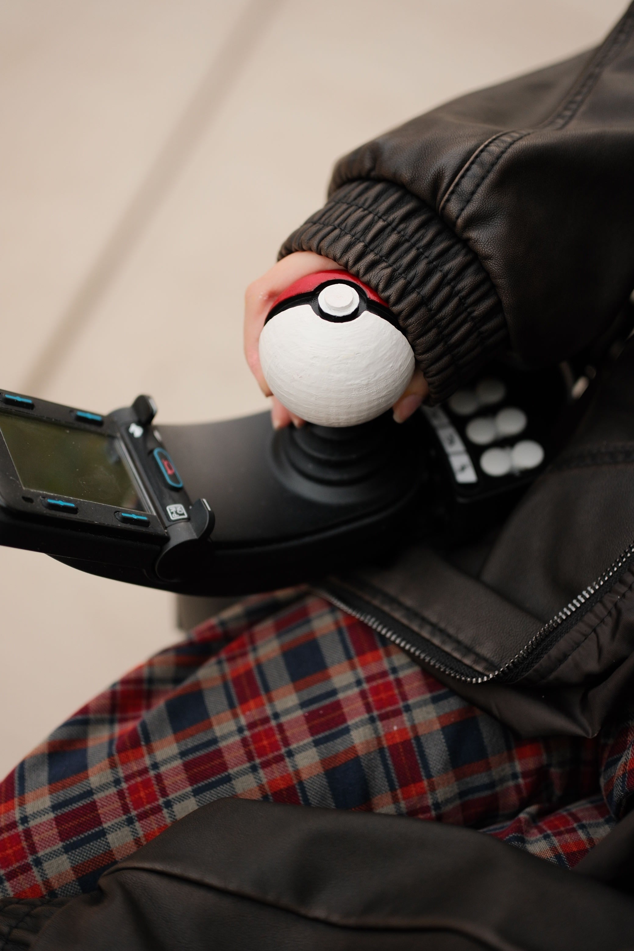 Pokeball Joystick Topper for Power Wheelchair