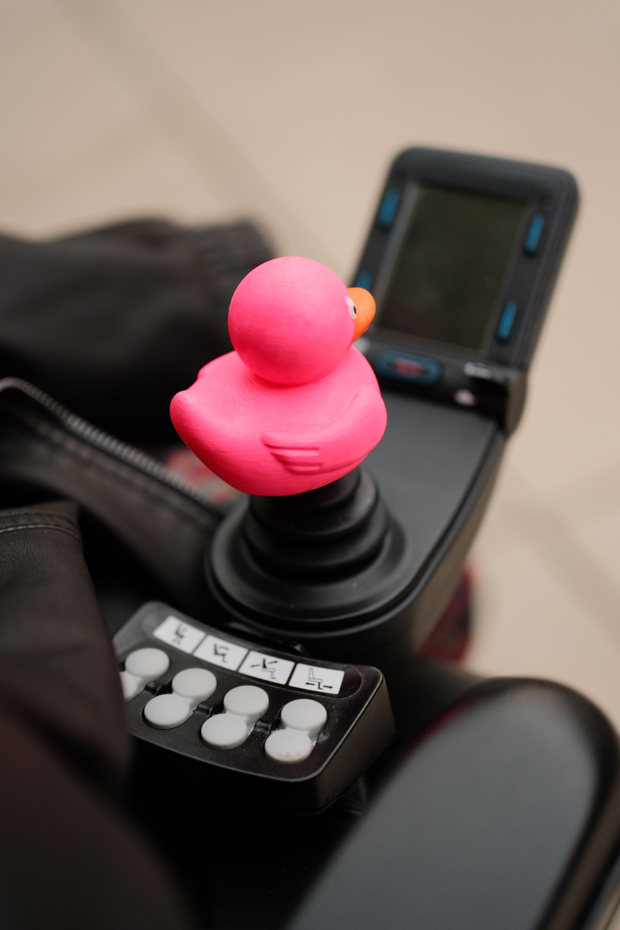 Rubber Ducky Joystick Topper for Power Wheelchair