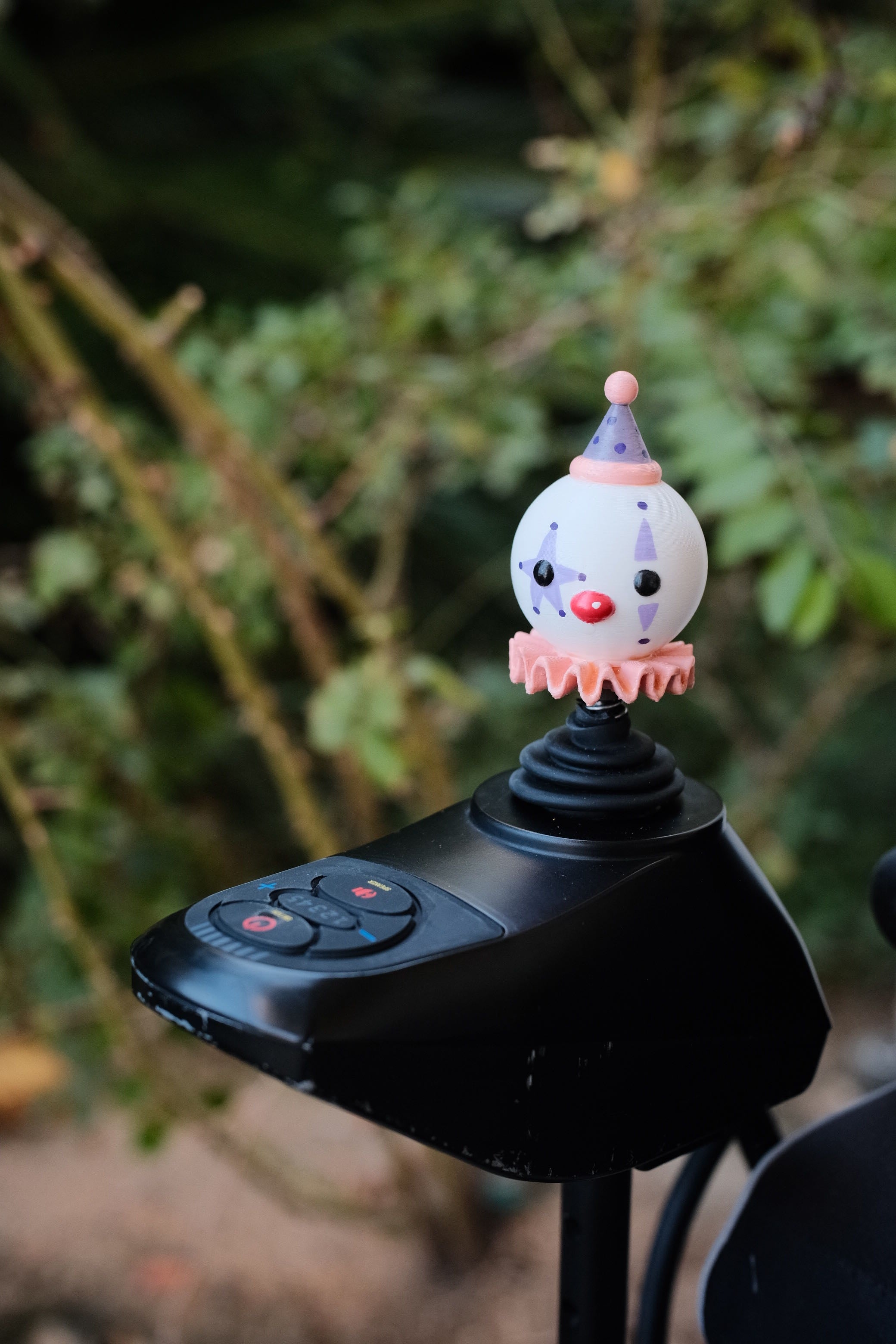 Clown Joystick Topper for Power Wheelchair
