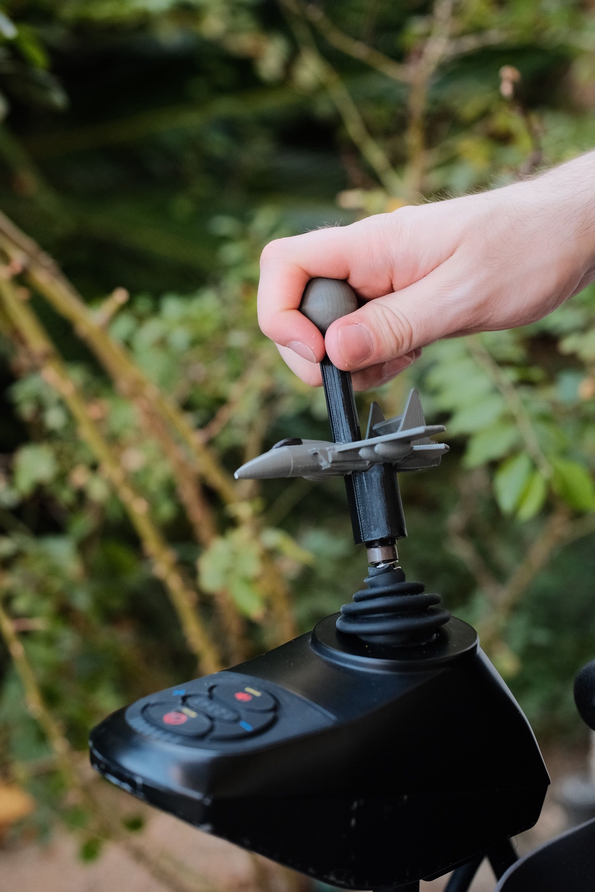 Jet Plane Joystick Topper for Power Wheelchair