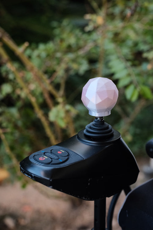 Geometric Sphere Joystick Topper for Power Wheelchair