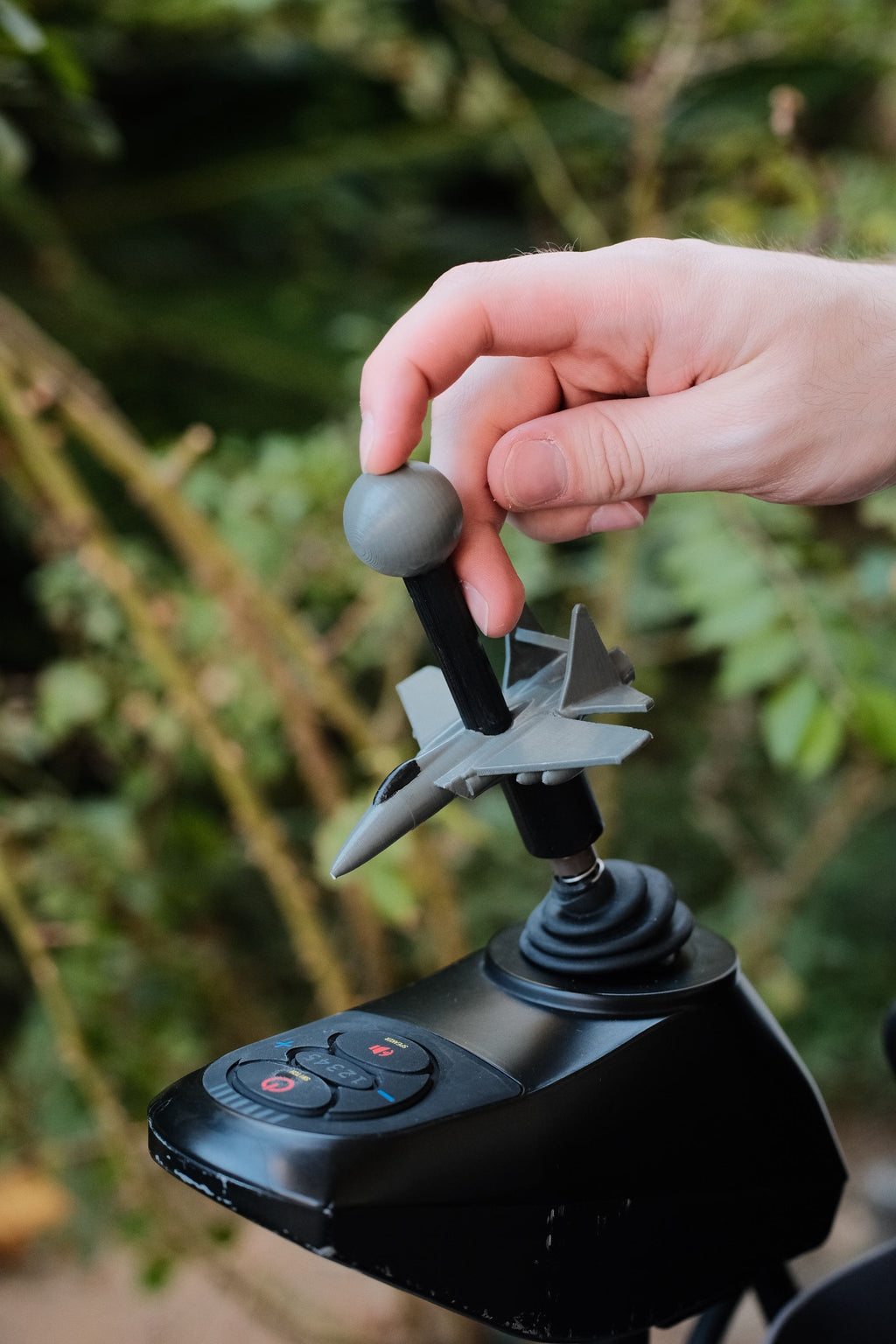 Jet Plane Joystick Topper for Power Wheelchair