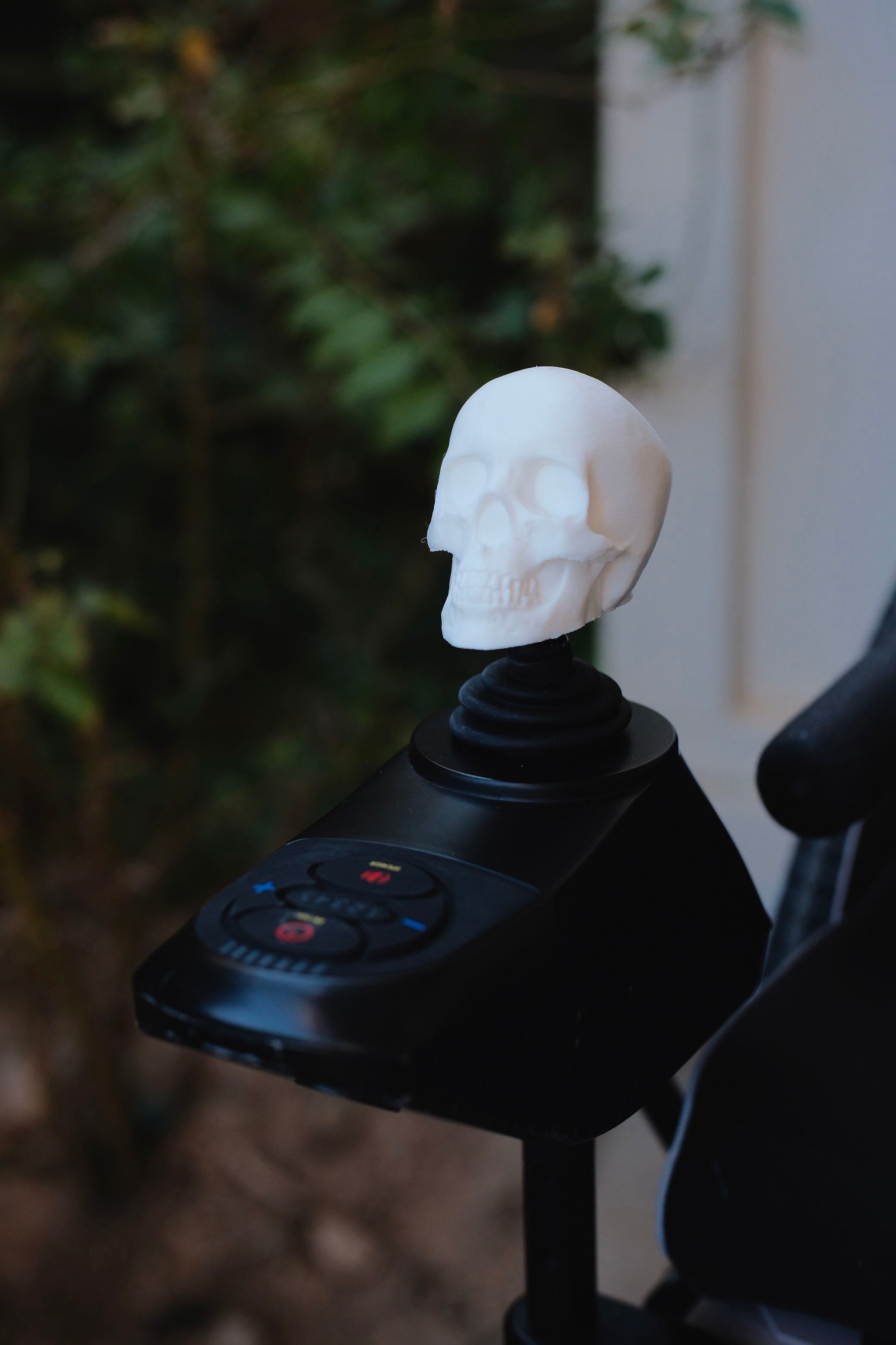 Skull Joystick Topper for Power Wheelchair